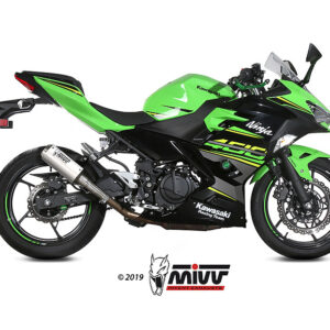 Mivv Slip-On Mk3 St. Steel Kawasaki Ninja 400 2018-23 / Z400 2019-23
