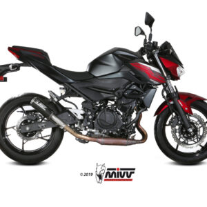 Mivv Slip-On Mk3 carbono Kawasaki Ninja 400 2018-23 / Z400 2019-23