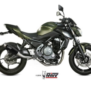 Mivv Full system 2x1 GP Pro Black Kawasaki Ninja 650 / Z650 2017-23