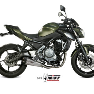 Mivv Full system 2x1 Delta Race St. Steel Kawasaki Ninja 650 / Z650 2017-23