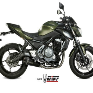 Mivv Full system 2x1 Delta Race Black Kawasaki Ninja 650 / Z650 2017-23