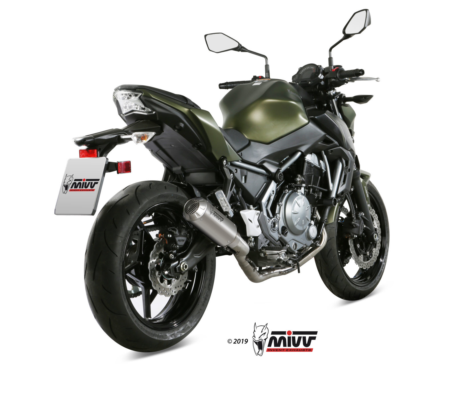 Mivv Full system 2x1 MK3 St. Steel Kawasaki Ninja 650 / Z650 2017-23