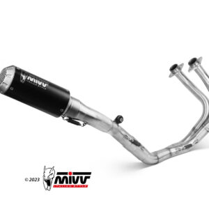 Mivv Full system 2x1 MK3 Black Kawasaki Ninja 650 / Z650 2017-23