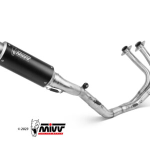 Mivv Full system 2x1 GP Pro Black Kawasaki Ninja 650 / Z650 2017-23