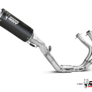 Mivv Full system 2x1 GP Pro Black Kawasaki Ninja 650 / Z650 2024-25 (2 sondas lambda)