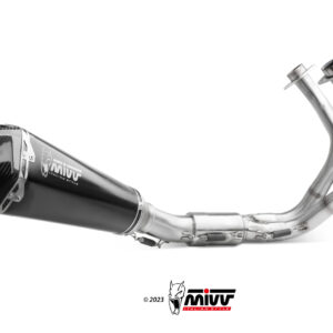 Mivv Full system 2x1 Delta Race Black Kawasaki Ninja 650 / Z650 2024-25 (2 sondas lambda)