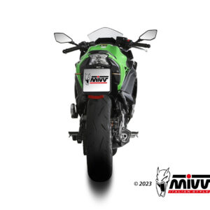 Mivv Full system 2x1 Delta Race Black Kawasaki Ninja 650 / Z650 2024-25 (2 sondas lambda)