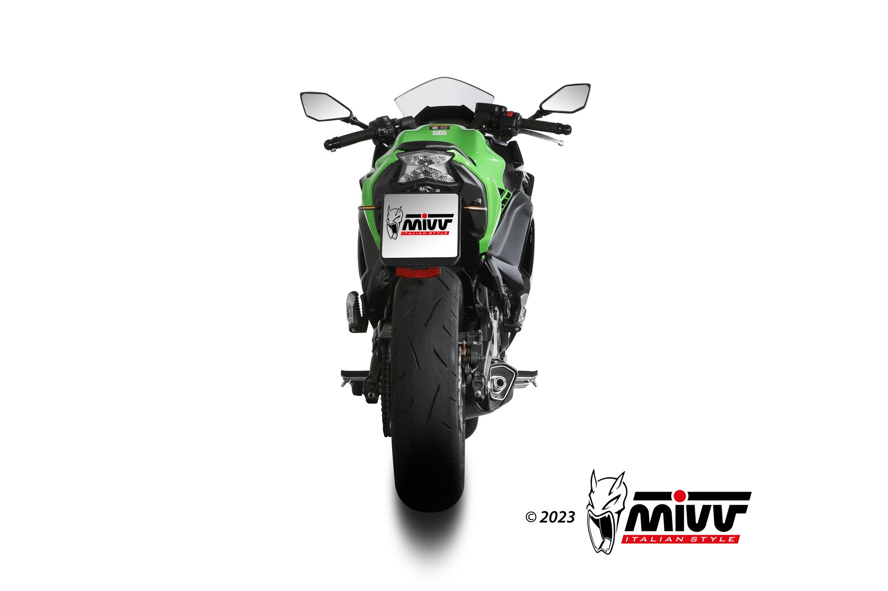 Mivv Full system 2x1 Delta Race Black Kawasaki Ninja 650 / Z650 2024-25 (2 sondas lambda)