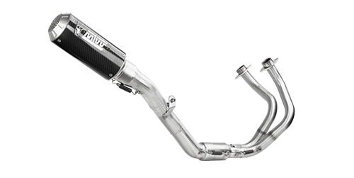 Mivv Full system 2x1 MK3 carbono Kawasaki Ninja 650 / Z650 2024-25 (2 sondas lambda)