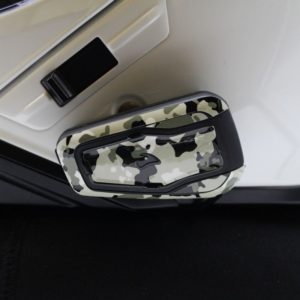 ADHESIVO BURN OUT PARA INTERCOMUNICADOR CARDO FREECOM CAMO GRIS