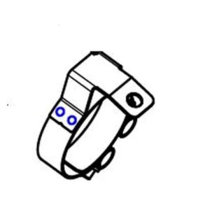 Akrapovic Abrazadera de escape de acero inoxidable