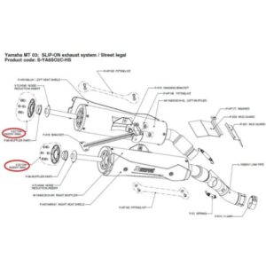 Akrapovic Anillo de insercion SS