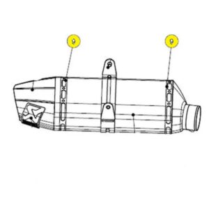 Akrapovic Cinta de titanio para manguito de silenciador