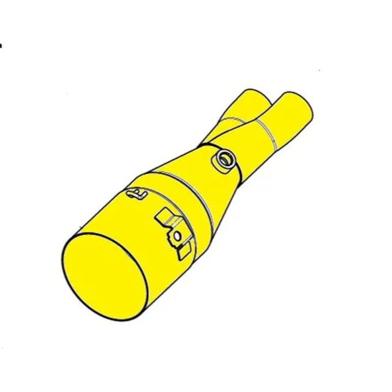 Akrapovic Colector de tubo de enlace de acero inoxidable