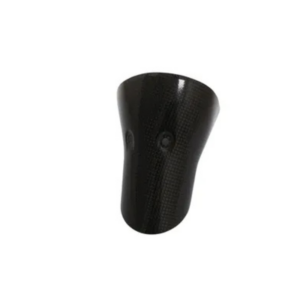 Akrapovic Juego de tapas de extremo negro carbono