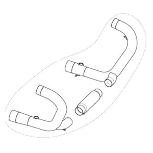 Akrapovic KIT de cabezal de acero inoxidable