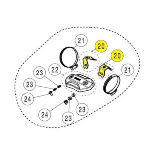 Akrapovic KIT de montaje yamaha tracer