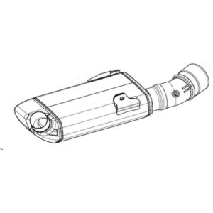 Akrapovic Presilenciador de repuesto SS