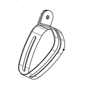 Akrapovic Silenciador de abrazadera de carbono