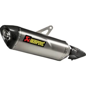 Akrapovic Silenciador de linea deslizable CON tapa de carbono de titanio