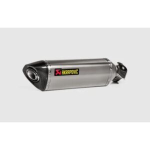 Akrapovic Silenciador de linea deslizable CON tapa de carbono de titanio