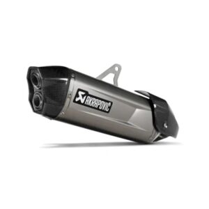 Akrapovic Silenciador de linea deslizable CON tapa de carbono de titanio