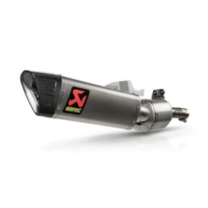 Akrapovic Silenciador de linea deslizable CON tapa de carbono de titanio