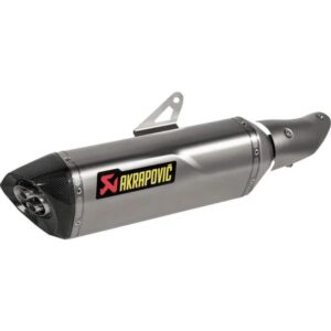 Akrapovic Silenciador de linea deslizable CON tapa de carbono de titanio
