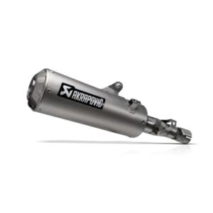 Akrapovic Silenciador de linea deslizable de acero inoxidable