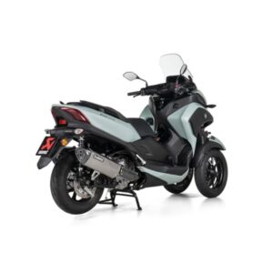 Akrapovic Silenciador de linea deslizable de acero inoxidable Y tapa de carbono