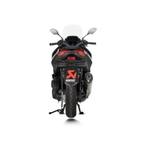 Akrapovic Silenciador de linea deslizable de acero inoxidable Y tapa de carbono