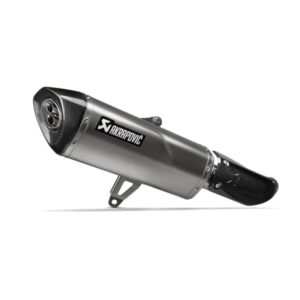 Akrapovic Silenciador de linea deslizable de acero inoxidable Y tapa de carbono