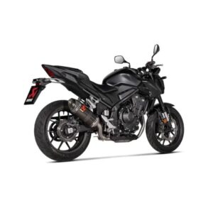 Akrapovic Silenciador de linea deslizable de carbono Y tapa de carbono