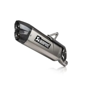 Akrapovic Silenciador de linea deslizable de titanio
