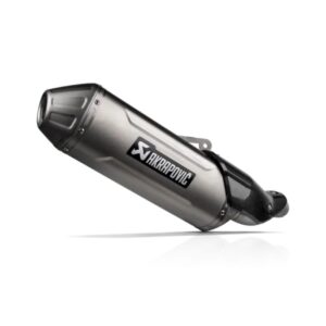 Akrapovic Silenciador de linea deslizable de titanio