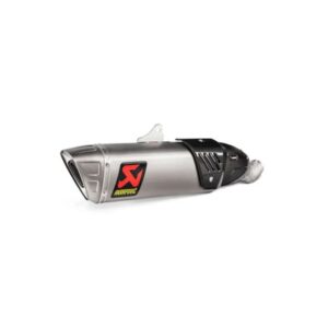 Akrapovic Silenciador de linea deslizable de titanio