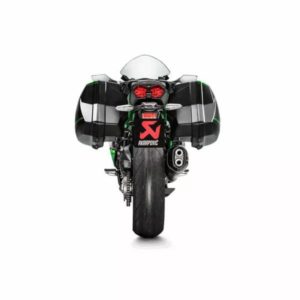 Akrapovic Silenciador de linea deslizable CON tapa de carbono de titanio negro
