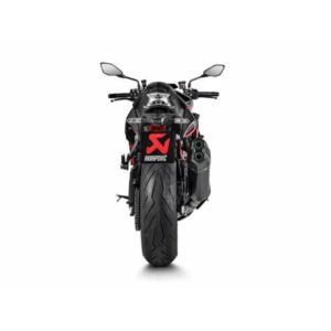 Akrapovic Silenciador de linea deslizable CON tapa de carbono de titanio negro