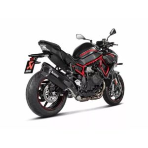 Akrapovic Silenciador de linea deslizable CON tapa de carbono de titanio negro