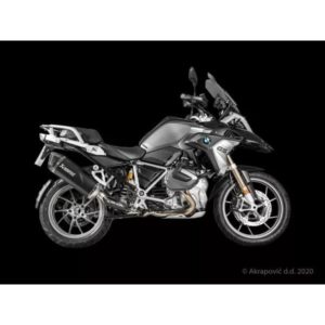 Akrapovic Silenciador de linea deslizable titanio negro
