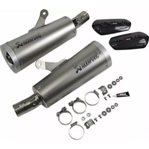 Akrapovic Silenciador de linea deslizable de titanio
