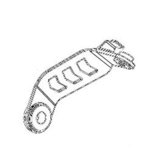 Akrapovic Soporte de silenciador de acero inoxidable