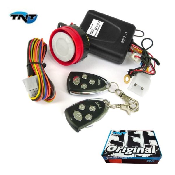 ALARMA TNT ORIGINAL DE MOTO UNIVERSAL CON 2 MANDOS