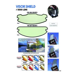 Antivaho Casco Lens Anti-Fog 3000 Light Sensitive