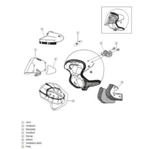 ARAI SZ-F Holderset Blast Jet Helmet