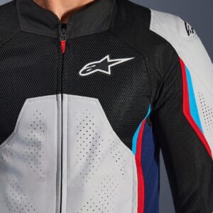 Chaqueta Alpinestars AST V3 Air Silver Deep Blue Bright Red