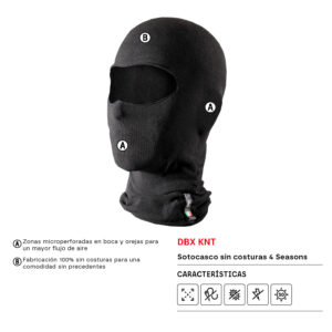 BALACLAVA SIXS 4 SEASONS DBX KNT NEGRO