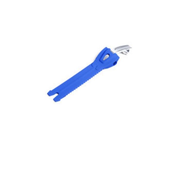 BANDA DENTADA ALUMINIO TIRADOR S 12,5 CM AZUL INDIGO BLANCO