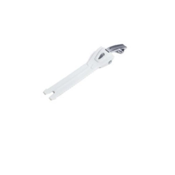 BANDA DENTADA ALUMINIO TIRADOR S 12,5 CM BLANCO PLATA