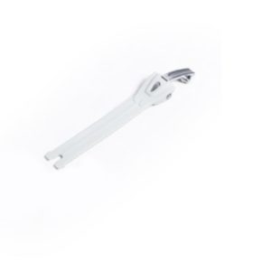 BANDA DENTADA ALUMINIO TIRADOR S 15 CM BLANCO PLATA